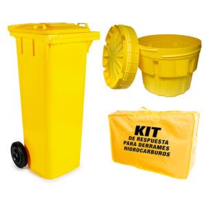 Kit Antiderrames para <br>Hidrocarburos y Químicos